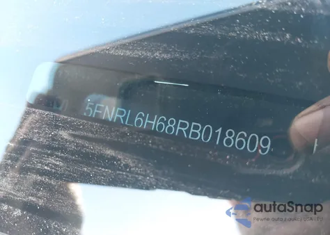 2024 Honda Odyssey Ex-L z USA, uszkodzony, nr VIN 5FNRL6H68RB018609